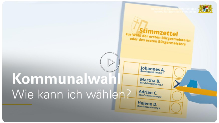 Kommunalwahl - wie kann ich wählen?