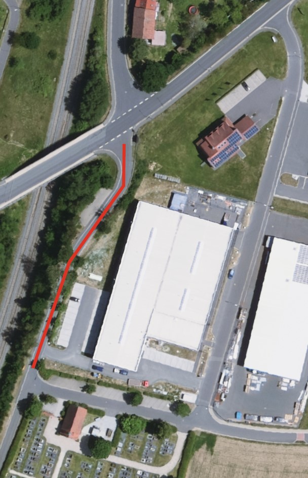 Sperrrung Friedhofstraße